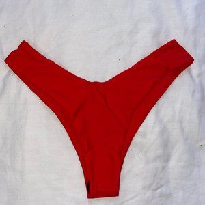 ZAFUL Very Cheeky Red Bikini Bottoms